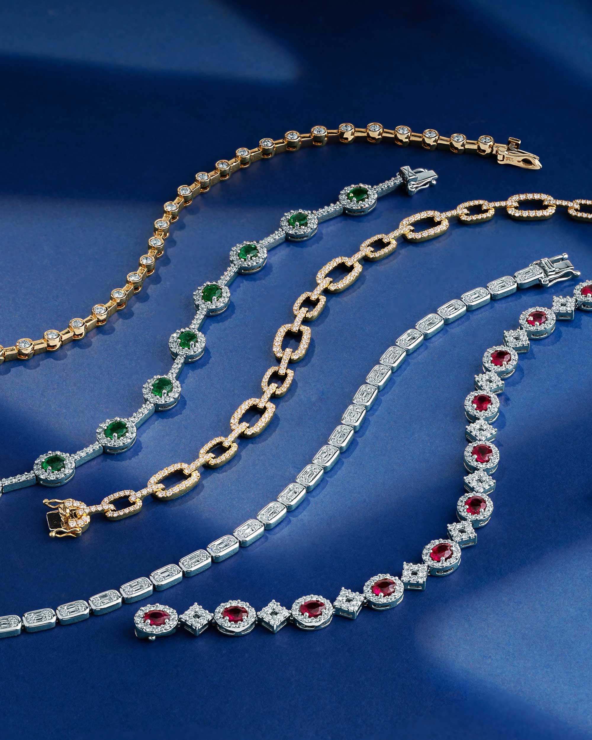 Collection of elegant bracelets in various styles and designs