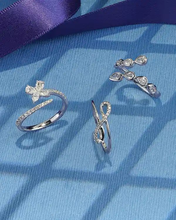 Collection of elegant rings in various styles and designs