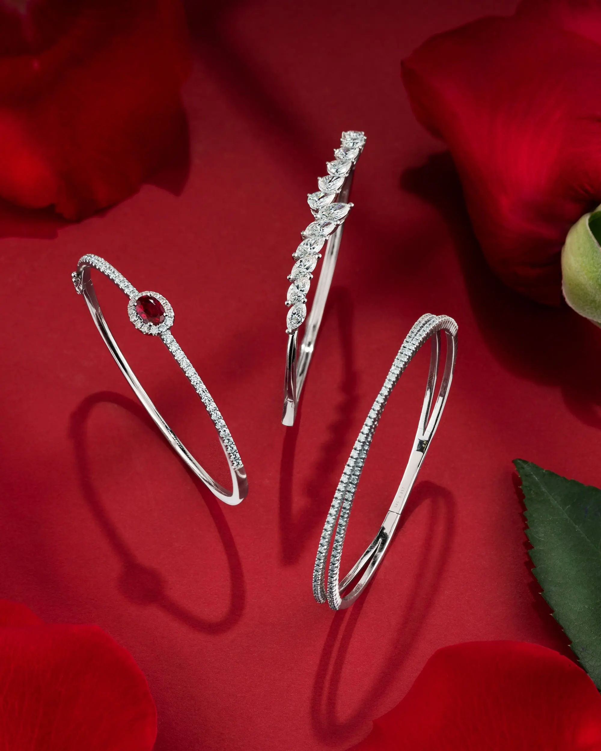 Collection of elegant bracelets in various styles and designs